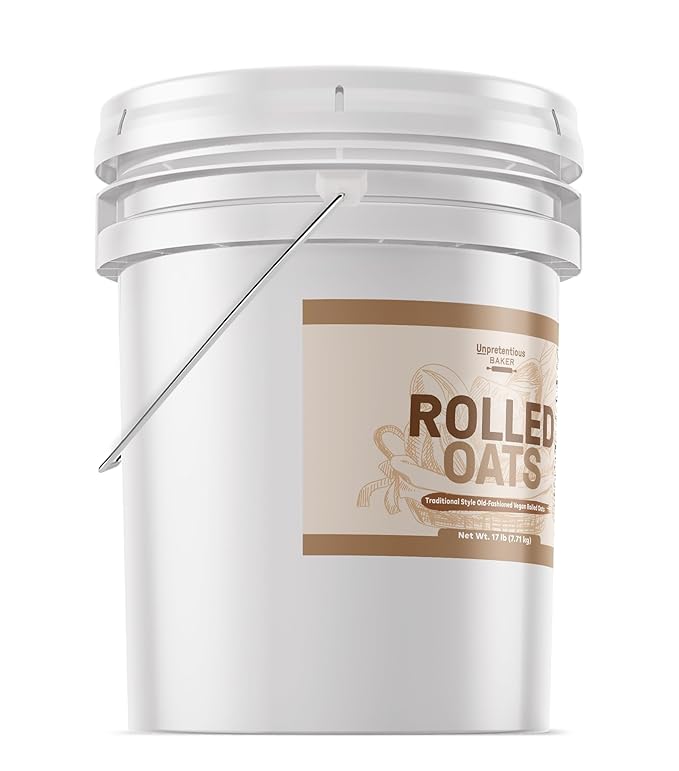 Unpretentious Rolled Oats 5 Gallons Old Fashioned Oats Good Source of Iron