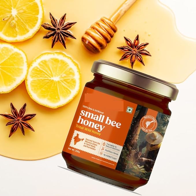 8.81oz (250g) Small Bee Honey Pure and Natural