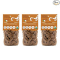 3 PACKS ORGANIC ITALIAN WHOLE DURUM WHEAT FUSILLI PASTA – Sicilian Ancient Grain Timilia Vegan Pasta Crafted in Italy. LOW-GLUTEN INDEX. Has 6X More Fiber and Protein than Popular Grains. Al dente tex
