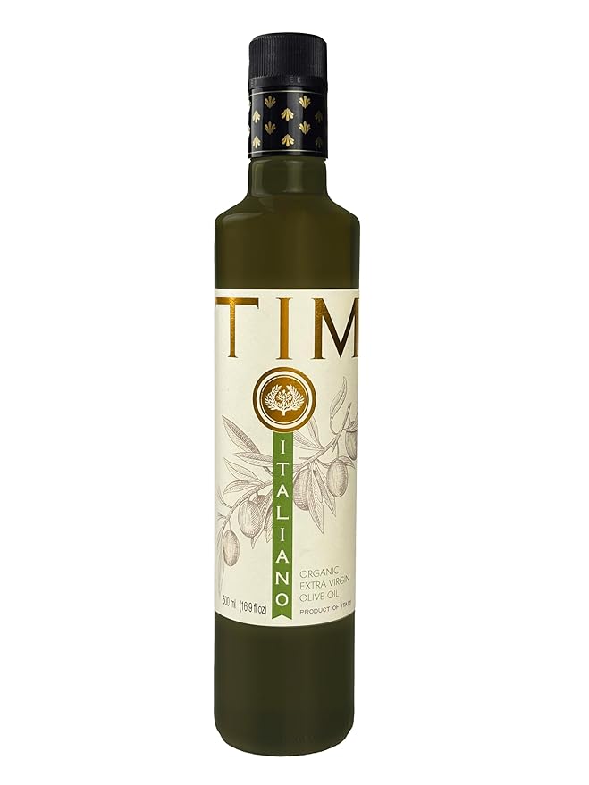 Entimio Italiano Organic Italian Extra Virgin Olive Oil from Italy 500+ mg/kg High in Polyphenols 2025 Gold Winner Tuscany evoo Cold Extracted Lab Tested for Drinking Cooking and Finishing