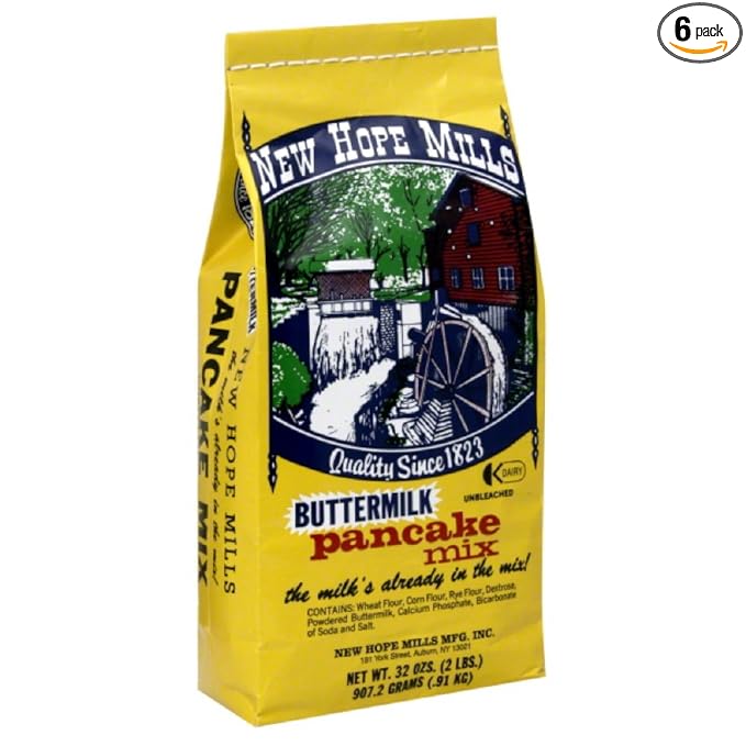 New Hope Mills Mix Pancake Buttermilk 2-Pound (Pack of 6)
