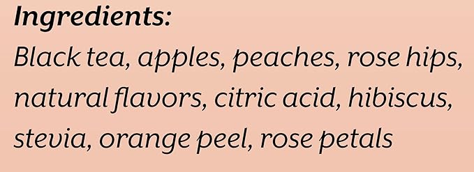Cozy Up Peach Black Tea K-Cup Pods 36-Count Compatible with Keurig Brewers