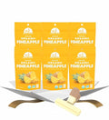 Mavuno Harvest Dried Pineapple – 6 Pack (2 oz Each) – Snack Bundle for Sharing &amp Gifting – Bright Fruit Taste &amp Chewy Slices – Tropical Selection – Resealable Packs with Plastic Bag Clip