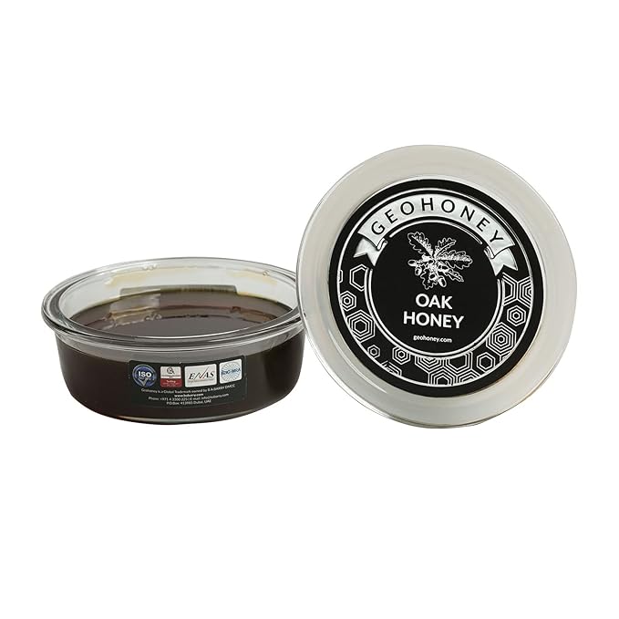 GeoHoney Oak Honey Premium Mountain Tree Honey 450g Deep Woody Flavor