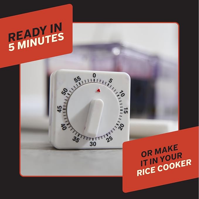 It’s That Simple Chili-Infused Rice Blend from It's Skinny 50% Less Carbs Certified Gluten-Free Non-GMO &amp Vegan Cooks in 5 Minutes – 5.29 oz (Pack of 6)