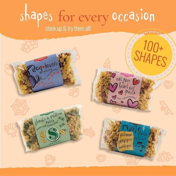 4 Pack: 2 Good Luck Pasta &amp 2 Bunny Hop Pasta