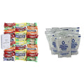 Millennium Assorted Fruit Flavored Energy Bars (6 Count) &amp Datrex Emergency Purified Water Packets (18 Count) Survival Bundle