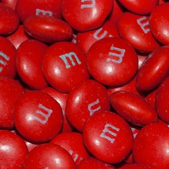 375pcs Red Coated Candy Milk Chocolate (12oz 375pcs)