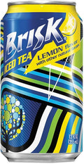 Lipton Brisk Iced Tea With Lemon 12 Oz Can