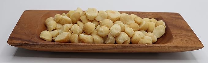 Hamakua Macadamia Nuts - No Salt Baking Macadamias (1.25 lb) - Natural Eco-Friendly Large Hawaiian Grown Dry Roasted Half and Whole Macadamias