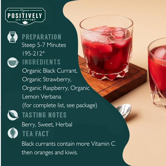 Organic Positively Tea Company Herbal Tea Sampler Loose Leaf 4 Ounce 3 Pack