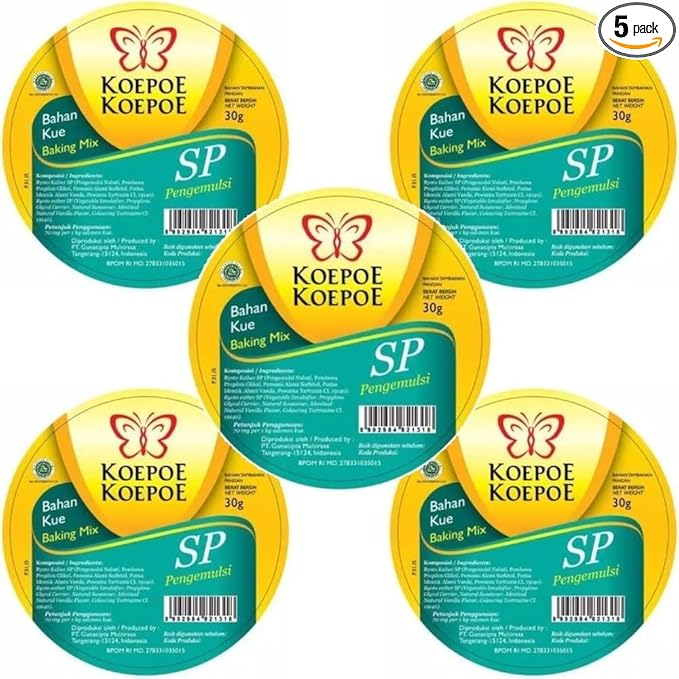 Koepoe Koepoe Bahan Kue Baiking Mix series SP 30g (Pack of 5)