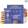Functional Mushroom Vegan Protein Bars | Made in USA | Full Dose Lions Mane Shitake Reishi &amp Maitake Bars | Plant Protein Bars w/Adaptogens &amp Superfoods | Oatmeal Chocolate Chip