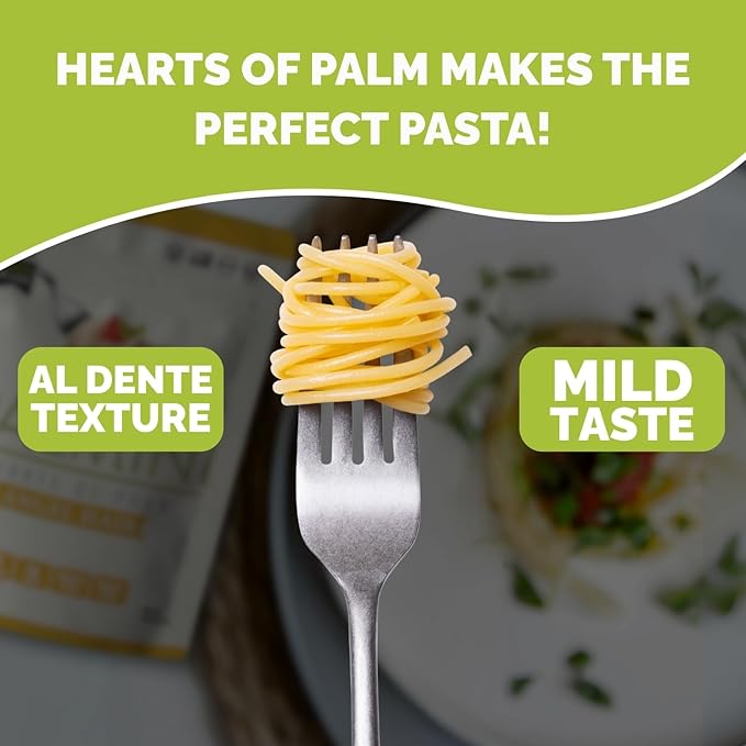 Palmini Low Carb Angel Hair | 4g of Carbs | As Seen On Shark Tank (12 Ounce Pouch (Pack of 6))