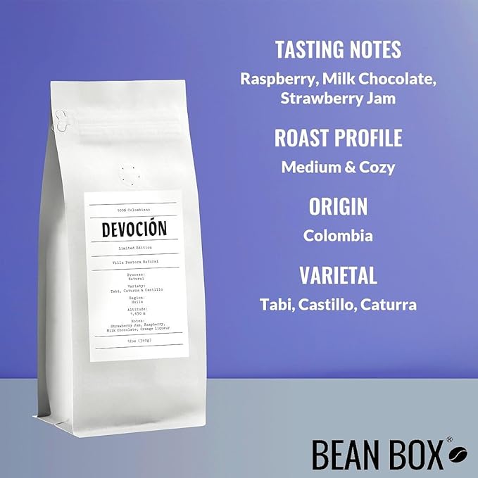 Villa Pastora Natural - Roasted by Devocion - Freshly Ground Coffee - 12 Ounce Bag