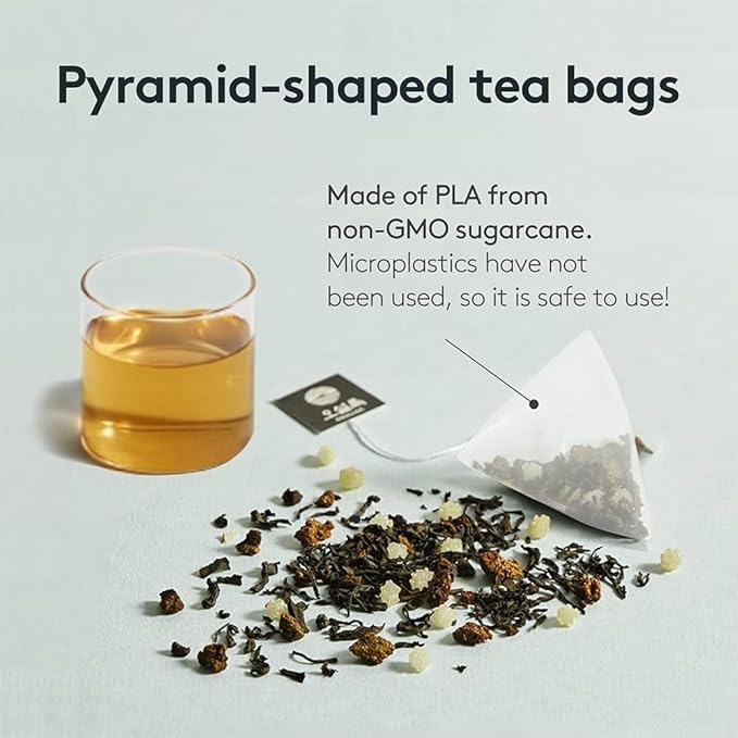 OSULLOC Moon Walk Tea (Korean Pear Flavor) | Sweet Fruit Tea | 20 Pyramid Tea Bags 1.76oz