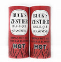 2 Pack Barbecue Seasoning 5oz Shakers Buck's Spices Bring out all Natural Flavors (5oz Zestier Barbecue Hot)