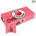 Big Cherry Candy Bars Pack of 24 - Whole Real Cherry Coated with Chocolate and Topped with Chopped Roasted Peanuts - Individually Wrapped Nostalgic/Retro Candy - Kosher Certified Delicious Candies