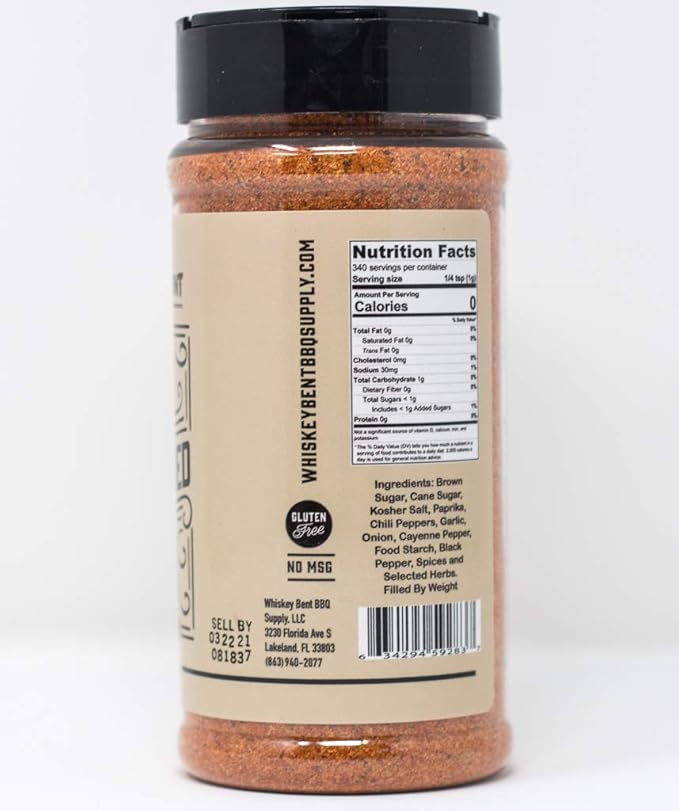 Whiskey Bent BBQ Meat Rub and The Dunk All Purpose Brine 5 Pack Bundle Barbecue Seasoning 12 oz