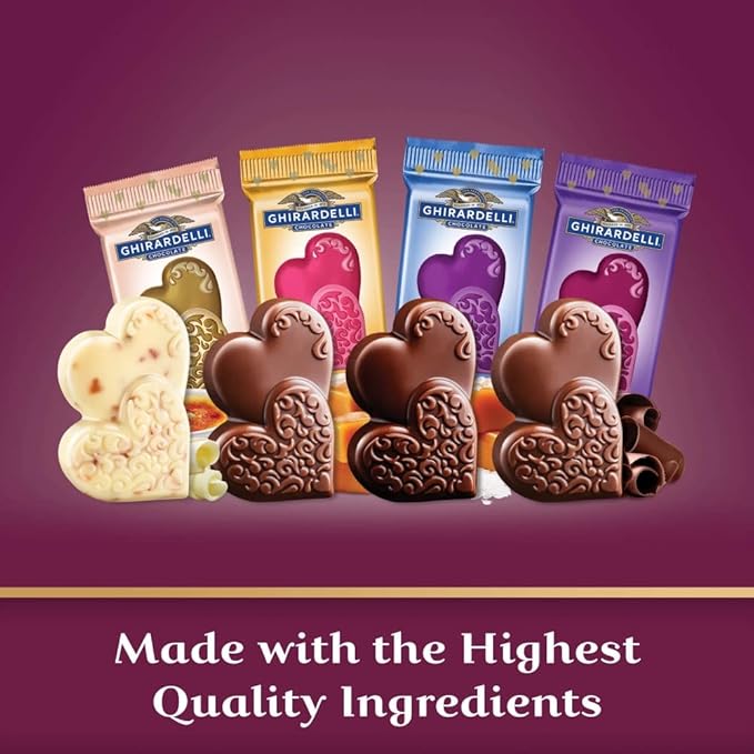 Ghirardelli Chocolate - Chocolate Hearts Assortment