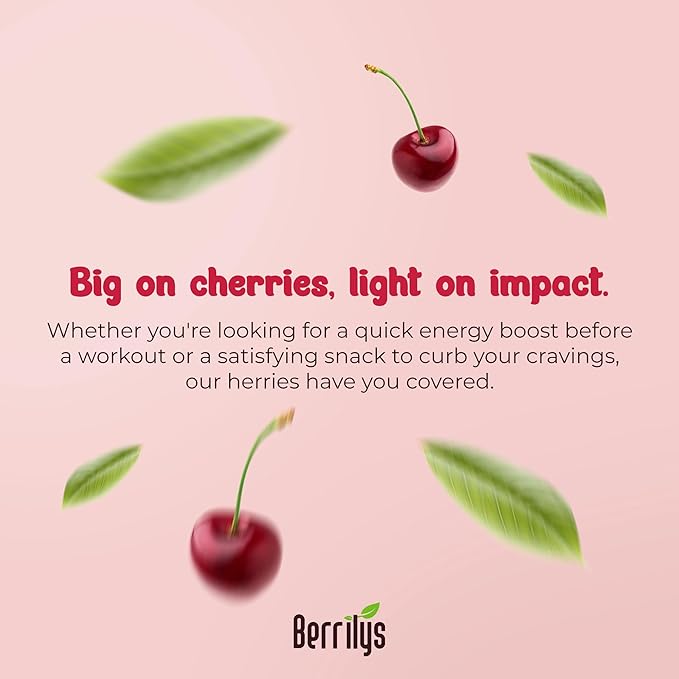 Berrilys Natural Dried Tart Cherries 5 lb No Sweet Added Non-GMO Plant-based Ideal and Great for Baking Snacking Salads &amp Recipes and More.
