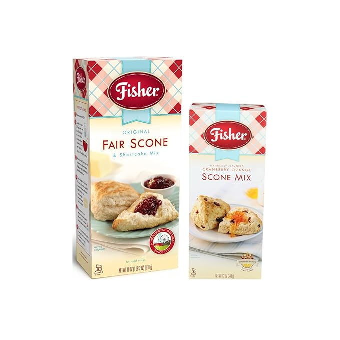 Orginial Fair Scone &amp Shortcake Mix + Cranberry Oragne Scone Mix (Variety Pack)