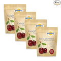 Sunsweet Coral Dried Cherries - Dried Fruit No Sugar Added - Gluten Free Preservative Free Plant Based Kosher Tart Cherries - 5oz - 4 Pack