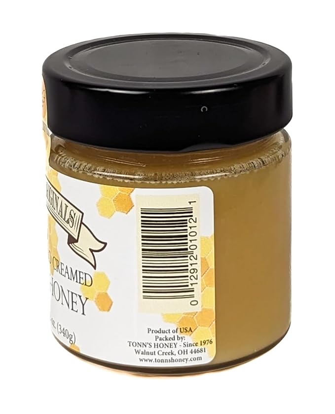 Beehive Originals Strained and Creamed Clover Honey 12 oz (Pack of 2)