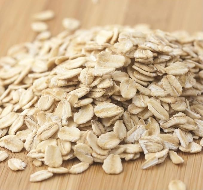 Thick Rolled Oats Bulk Oatmeal Breakfast Food Non-Gmo High Fiber (50 Pounds)