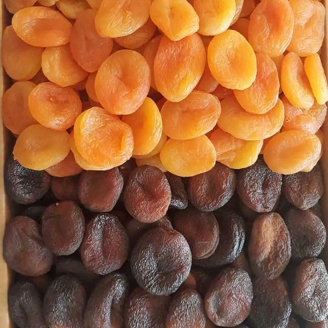Mixyway Dried Turkish Extra Large Size Apricots in Doypack 10 Oz (280 Grams). Healthy No Sugar Added Non GMO Gluten Free Halal Kosher Vegan All Natural Dried Fresh Apricot 2024 Summer Harvest. (