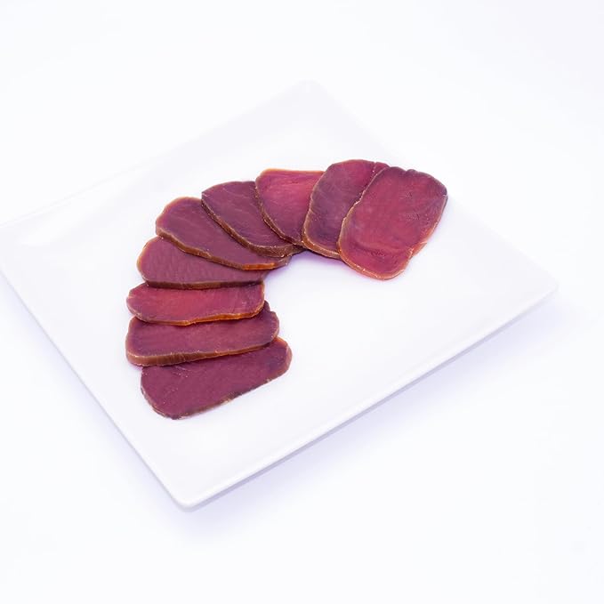 Mojama Dry-Cured Tuna Jerky - 10.23 oz / 289g | Premium Spanish Delicacy Artisan-Crafted Tuna by HERPAC