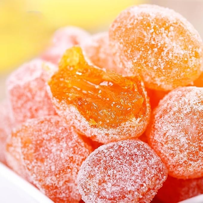 Rock Sugar Kumquat Sweet and Sour Kumquat Dried Kumquat Preserved Fruit 500g/bag Golden Kumquat Healthy and Nutritious Dried Fruit Delicious Kumquat Dim Sum Leisure Snacks (500g)