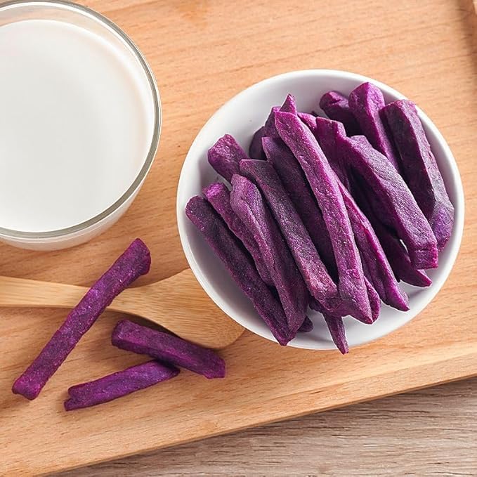 Dried Purple Potato（250g/bag）dried fruit preserved fruitHealthy breakfast foodconvenient instant snacksdelicious snack giftssweet fruit snacksSnack Foods Desserts Dim Sum (500g)