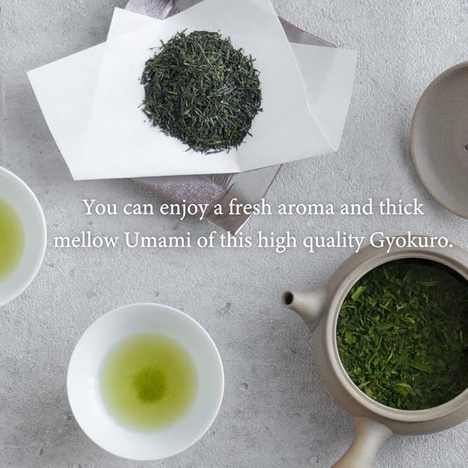 Gyokuro Green Tea -Imperial Green Tea from JAPAN｜Japanese Tea KIMIKURA (1.Premium Gyokuro 70g/2.4oz -Yame)