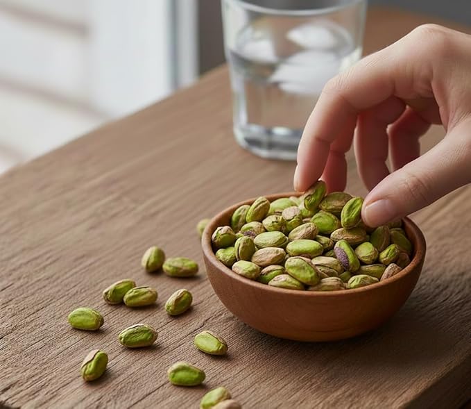 Dolce Frutti Raw Shelled Pistachios- 1 Lb Organic No Shells Unsalted Kernels Non-GMO Crunchy Pistachio Nuts Healthy Snacks Perfect for Baking &amp Cooking