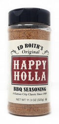 Original Happy Holla Barbecue Seasoning Ed Roiths 11.3oz A Kansas City Classic since 1989