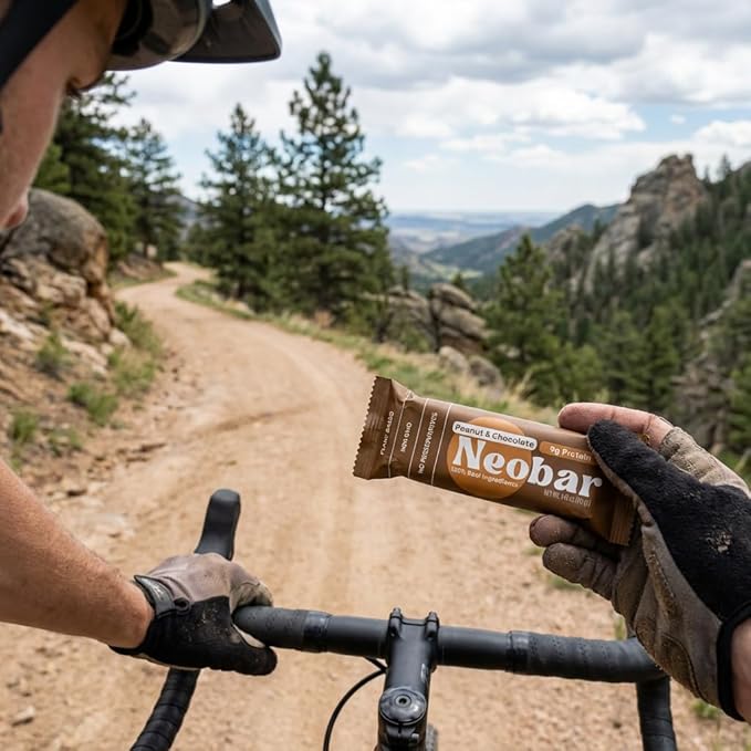 NEOBAR 9g Plant-Based Protein Fruit and Nut Bars - Vegan Snack Bars Gluten Free Dairy Free Snacks No Preservatives No Refined Sugars Added Non-GMO | Peanut &amp Chocolate 12 Count