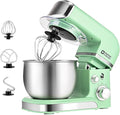 Kitchen in the box Stand Mixer3.2Qt Mini Electric Food Mixer6 Speeds Portable Lightweight Kitchen Mixer for Daily Use with Egg WhiskDough HookFlat Beater (Green)