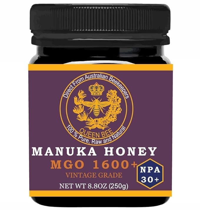 Manuka Honey MGO 1600+ NPA 30+ High Strength Medical Grade - Raw Manuka Honey (250g/8.8 ounce)