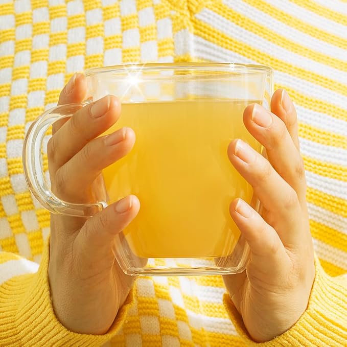 Ginger Bee Tea – 19 Servings of Soothing Honey Ginger Blend | No Refined Sugars Added | Supports the Bees - 15 oz Jar (2 Pack)