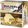 Clif Builder's Vanilla Almond Protein Bars 1 Box with 6 Bars Inside by Clif