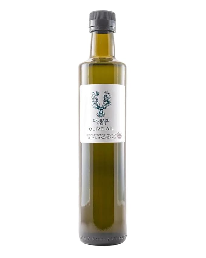 Orchard Pond Organic Extra Virgin Olive Oil - Smooth &amp Fruity Cold Pressed from Greek Olives 100% Certified Organic 500ml