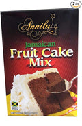 2 Set - Jamaican Fruit Cake Mix - Annilu 1.7 Lb - Product of Jamaican