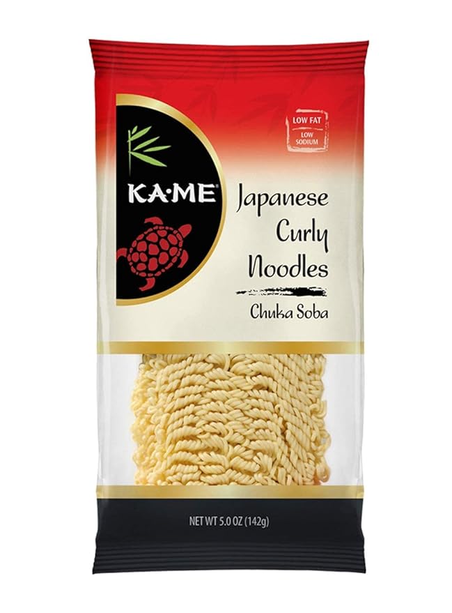 Ka-Me Noodles Japanese Curly (Chuka Soba) 5 Ounce (Pack of 12)