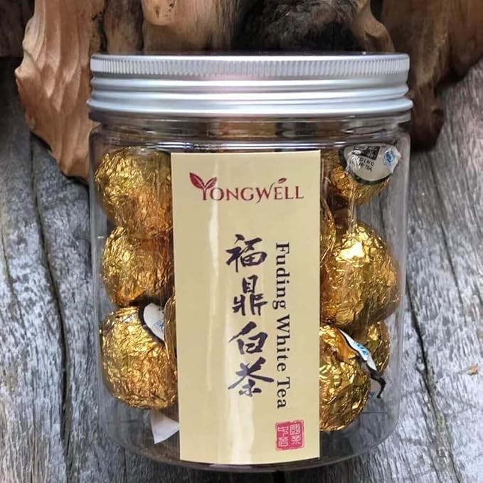 YongWell 2014 Premium Grade Dragon Pearl White Tea (18 Teaballs)