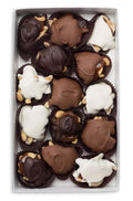 Mrs. Cavanaugh's Caramel Cashew Trinidad 28oz Mixed Chocolate (33% Milk 33% Dark 33% White)