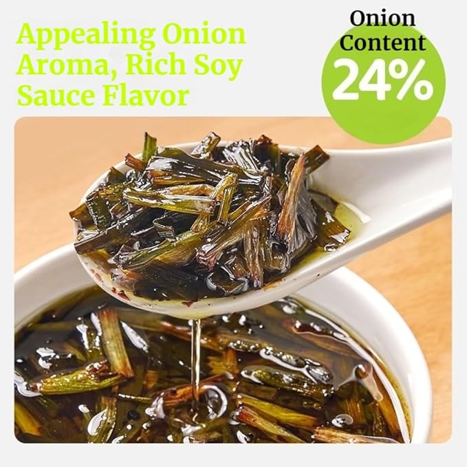 Scallion Oil Noodle SaucSesame Scallion Oil Noodle SauceAuthentic Chinese Flavor Ready-to-Use Stir Fry Sauce for Noodles Rice &amp Dumplings 8.4oz/240g (Two bottle combination pack)