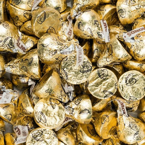 400ct Personalized Candy Promotional Items Silver Kisses with DIY Photo or Logo Stickers Party Favors for Birthday Wedding Baby Shower - DIY