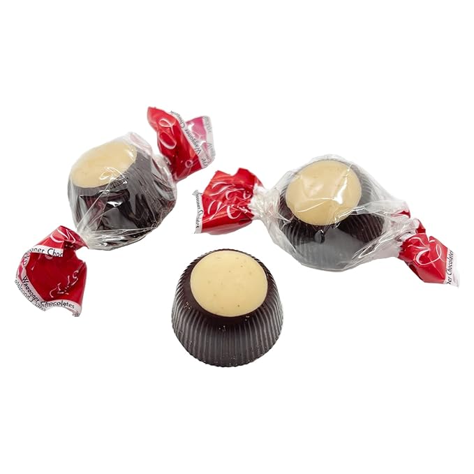Ohio Made Waggoner Chocolate Buckeyes Milk Chocolate &amp Peanut Butter Candy Bulk (Dark Chocolate 2 lb. Bulk Bag)