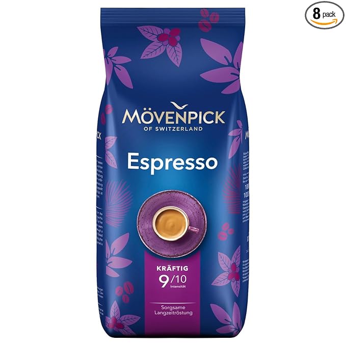 Movenpick Espresso Coffee Beans 8 X 1Kg
